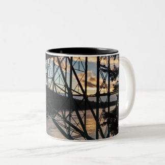 Deception Pass Bridge Mug Tweekleurige Koffiemok