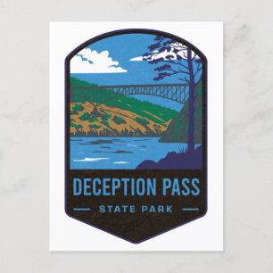 Deception Pass State Park Briefkaart