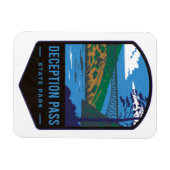 Deception Pass State Park Magneet (Horizontaal)