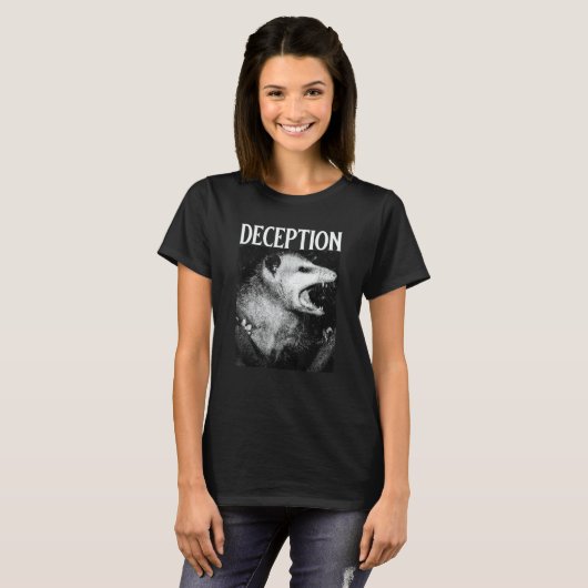 Deception Possum Opossum T-shirt (Voorkant volledig)
