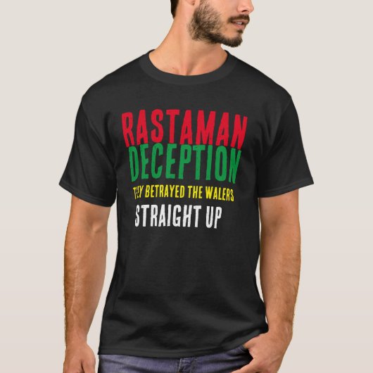 DECEPTION RASTAMAN T-Shirt foncé de base (Devant)