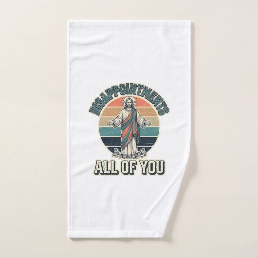 Déceptions drôles vous tous T-shirt religieux D (Serviette à main)