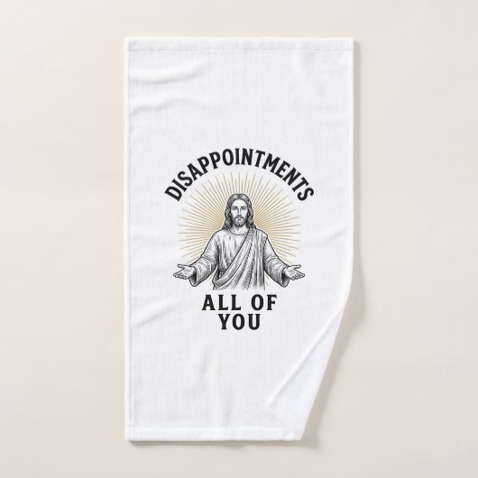 Déceptions Vous Tous Tee-shirt Religieux Vintage (Serviette à main)