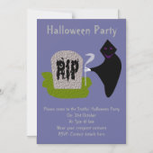 Décès dans le cimetière Invitations du parti Hallo (Recto)