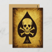 décès de la carte postale de pique (Devant / Derrière)