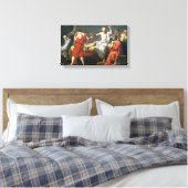 Décès de Socrate par J.L. David - Sur toile ~ (Insitu(Chambre))