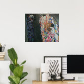 Décès et vie de Gustav Klimt - Poster (Bureau à domicile)