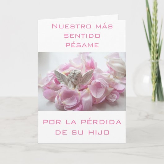 décès par carte espagnole (Devant)