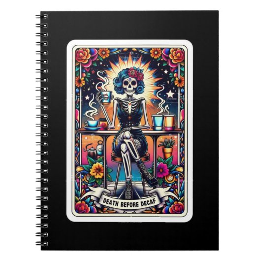 Décès par Decaf Tarot Card Carnet Collection (Devant)