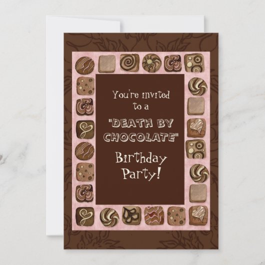 Décès par invitation à la fête d'anniversaire au c (Devant)