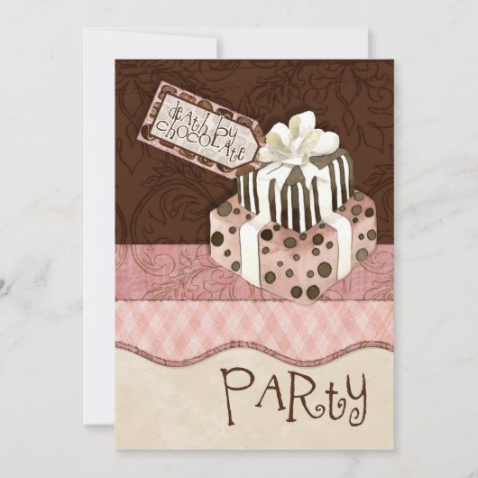 Décès Par Invitation À La Fête D'Anniversaire Du C (Devant)