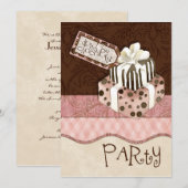 Décès Par Invitation À La Fête D'Anniversaire Du C (Devant / Derrière)
