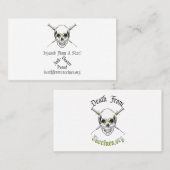 Décès par vaccin Carte de visite standard (Devant / Derrière)