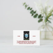 Décès par vaccin Carte de visite standard (Debout devant)