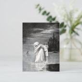 Décès sur la carte postale de glace (Debout devant)