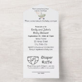 Déchets BUDGÉTAIRES Raffin Tout en un Invitation B (À l'intérieur)