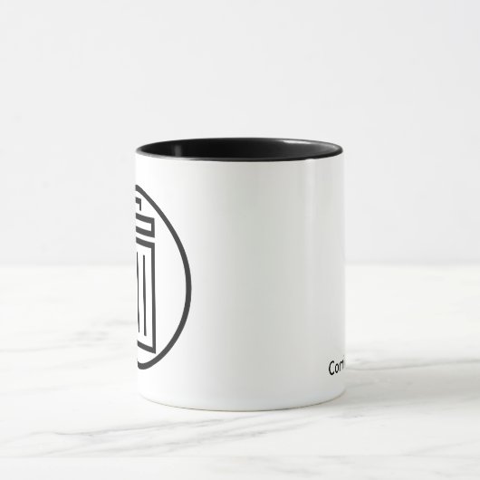 Déchets comiques - titre - droitiers - tasse (Centre)