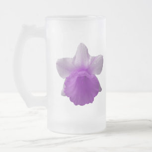 Déchets Daffodil Purple Frosted Glass Mug
