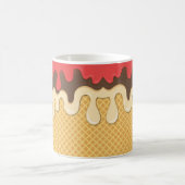 Déchets de crème glacée Cone Mug café, Coupe (Centre)