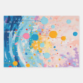 Déchets de points colorés éclaboussures papier de (Devant 3)