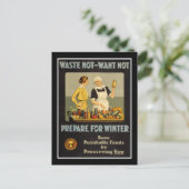 Déchets Vintages de carte postale non désirés pas (Debout devant)