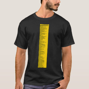 Decimaal systeem mediawisselaarteken dewey door Te T-shirt