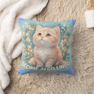 Decime Algo Lindo Cute Cat Baby Bodysuit - Pastel  Kussen
