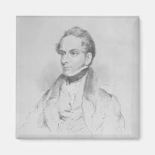 Decimus Burton, lithograaf gemaakt door Maxim Gauc Magneet