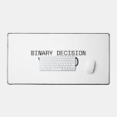 Décision binaire Oui Non Machine à écrire minimali (Clavier et souris)