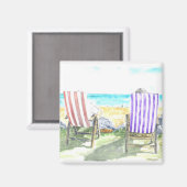'Deck Chairs' magneet (Voorkant / Achterkant)
