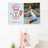 Deck de Hallen Kerstmis Pickleball Toernooi Spandoek (Insitu)