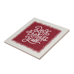 Deck de Halls Y'all Tegeltje