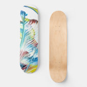 Deck de skateboard abstrait coloré Wanderer 1 (Recto)