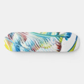 Deck de skateboard abstrait coloré Wanderer 1 (Horz)