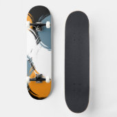 Deck de skateboard Black Emerald Orange Fusion (Recto)