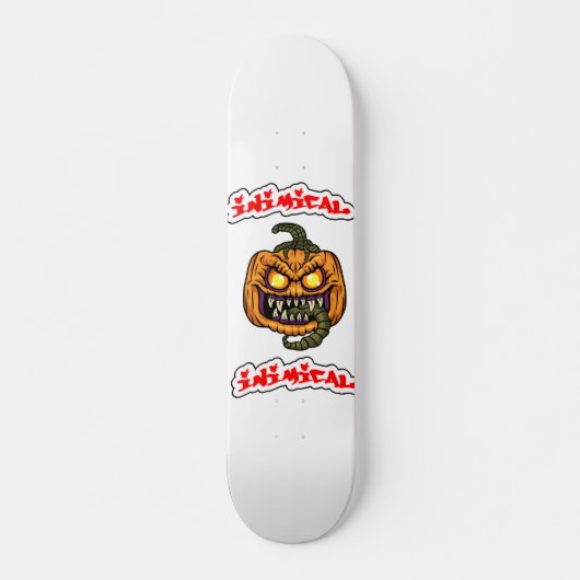 Deck de skateboard Halloween hostile (Devant)