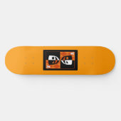 Deck de skateboard Orange Wilcard Faces (Horz)