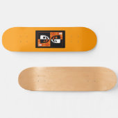 Deck de skateboard Orange Wilcard Faces (Horz)