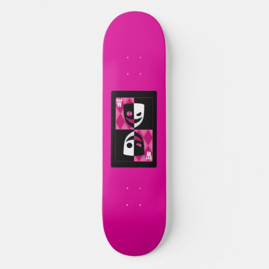 Deck de skateboard Pink Wilcard (Recto)
