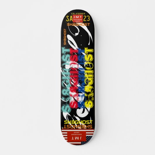 Deck de skateboard SK8 GHOST 7 3/4" (Devant)