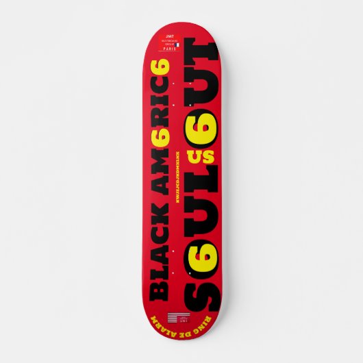 Deck de skateboard SOUL US OUT 7 3/4" (Devant)