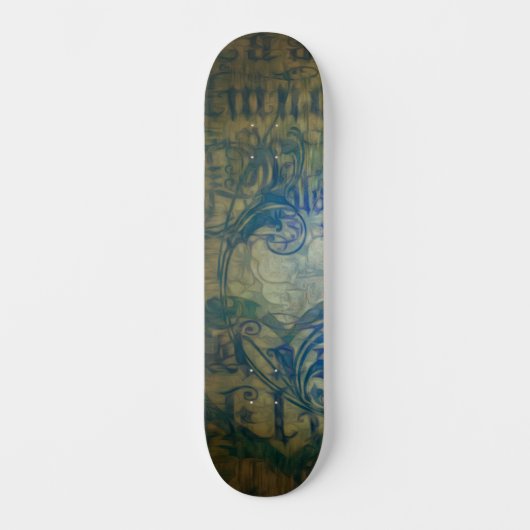 Deck de skateboard Tourbillon Abstrait (Recto)