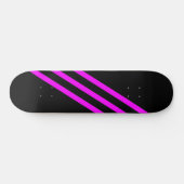 Deck de skateboard violet trois bandes (Horz)