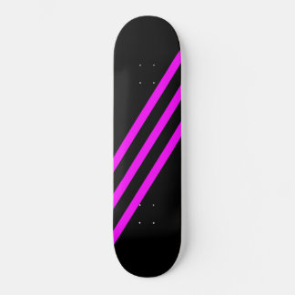 Deck de skateboard violet trois bandes