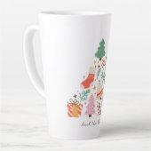 Deck De Zalen Kerstboom Latte Mok (Linkerhoek)