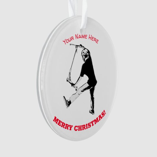 Deck Grabbing - Stunt Scooter Trick Ornament (voorkant)