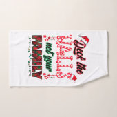 Deck Les Halls Pas Votre Famille (Serviette à main)