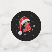 Deck Les Halls Snow Collection Table Confetti (Petit recto)