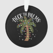 Deck Les Palms Tropical Hawaii Christmas Palm Tree (devant)
