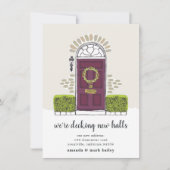 Deck New Halls Holiday Moving Faire-part (Devant)